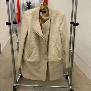 Wool blend blazer coat french connection